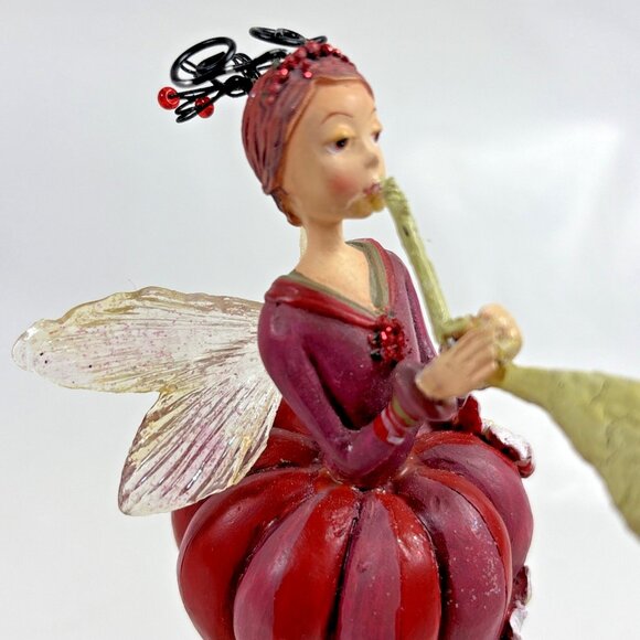 Tutti Frutti Strawberry Fairy Department 56 Stocking Mantel Hanger Christmas Sun - Picture 6 of 10